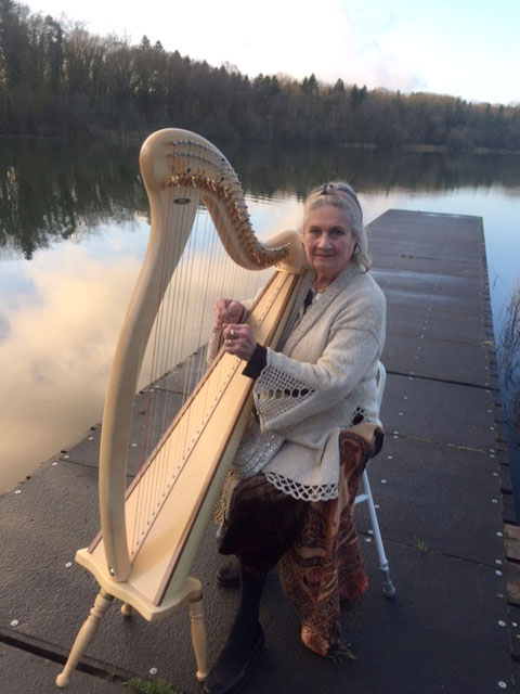 harpist by water